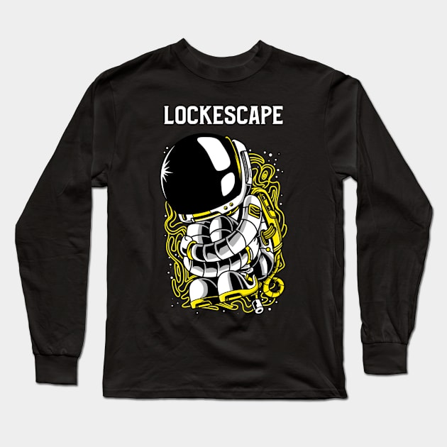 LockEscape - Cool Spacesuit Art and Drawing Long Sleeve T-Shirt by LetShirtSay